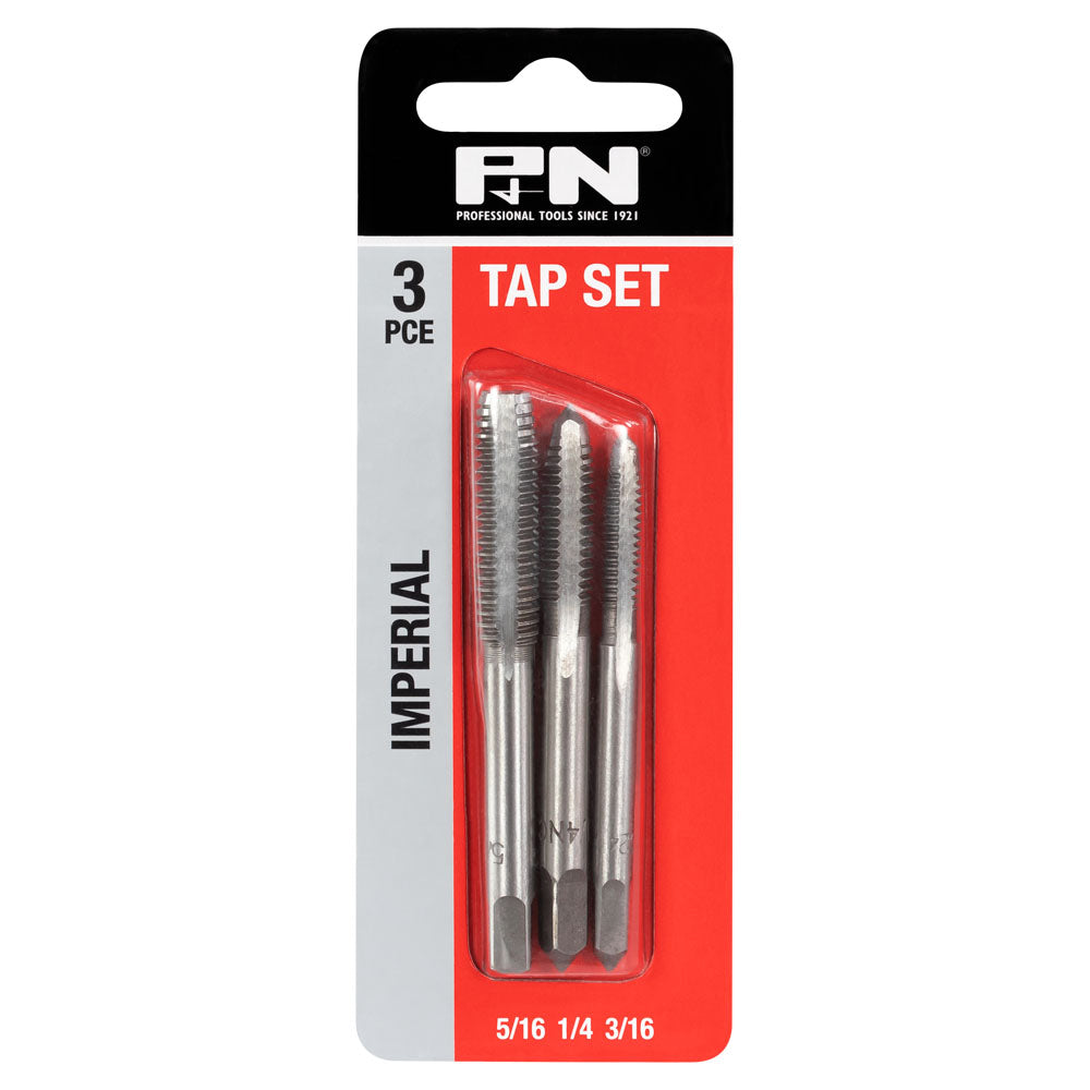 P&N - Tap Hand Imp Set 3/16, 1/4, 5/16In Carded 3Pc P&N | 166044653