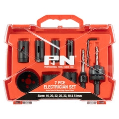 P&N - 22-64mm Holesaw TCT Multi-purp Starter Set 6Pc | 166044664