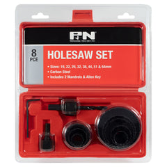 P&N - Holesaw Carbon Steel Set 19-64mm 11Pc P&N | 166044665