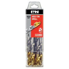 P&N - Drill Jobber Hss-Tin-Tip Tradepack 10.0mm 5Pk P&N | 166313937