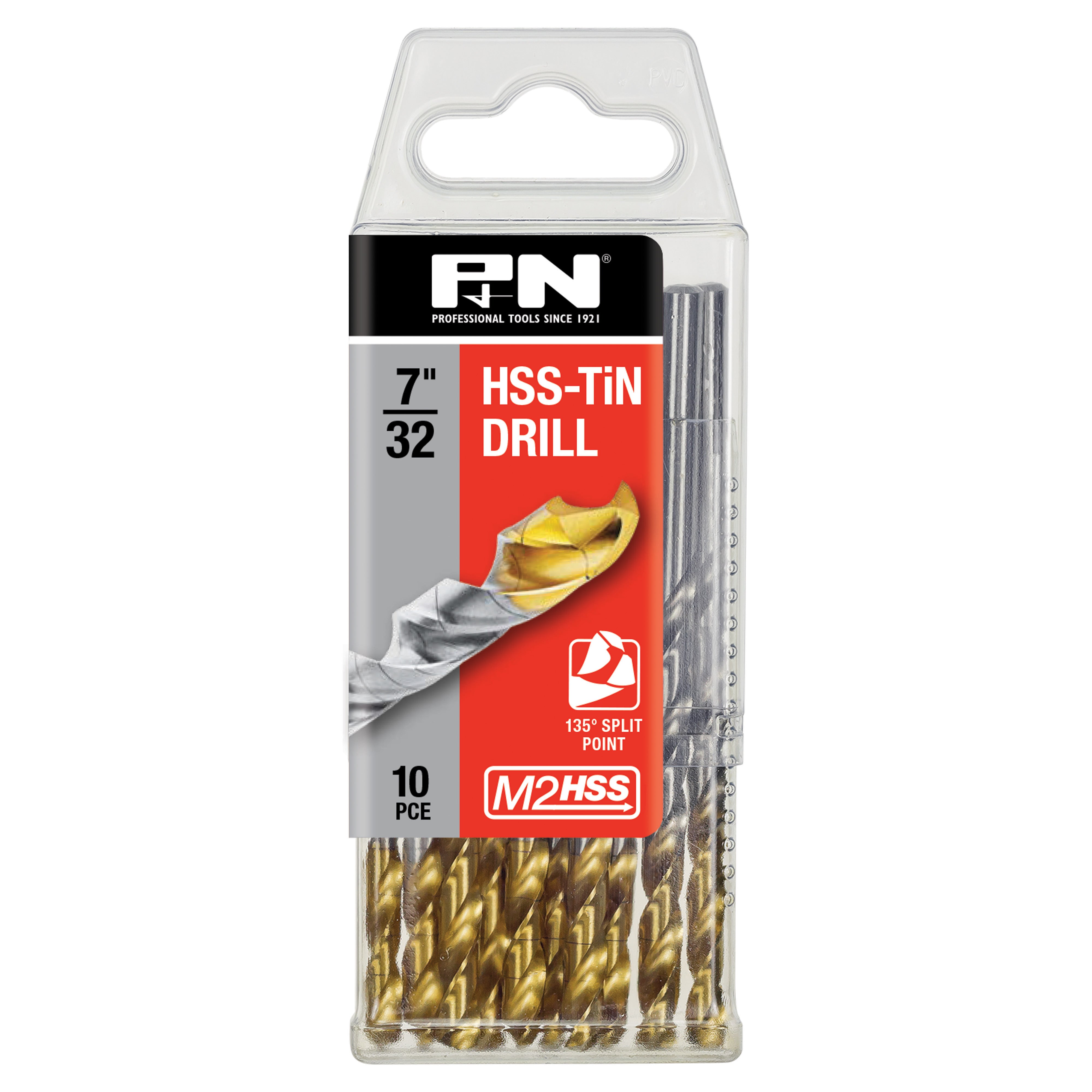 P&N - Drill Jobber Hss-Tin-Tip Tradepack 7/32In 10Pk P&N | 166412188