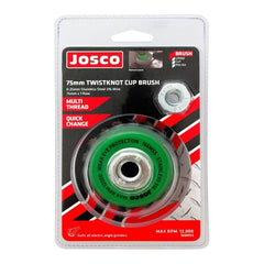 Josco - Brush Cup TK18 - 75 x 1R x MT 0.35 Stainless 316 | 166MSS