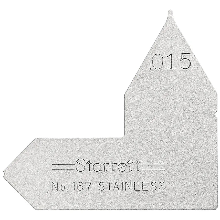 Starrett - Radius Gage .015in | 167-015