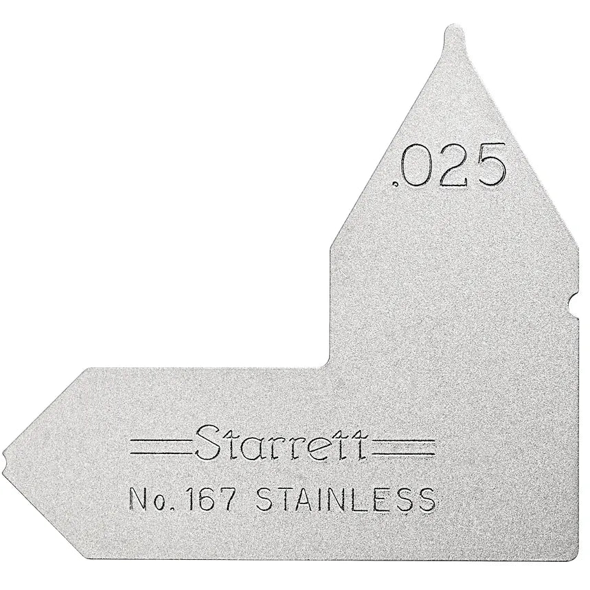 Starrett - Radius Gage .025in | 167-025