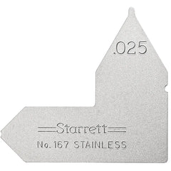 Starrett - Radius Gage .025in | 167-025