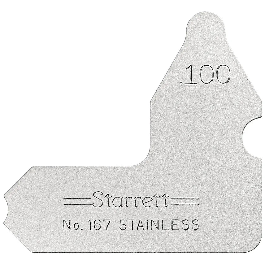 Starrett - Radius Gage .100in | 167-100