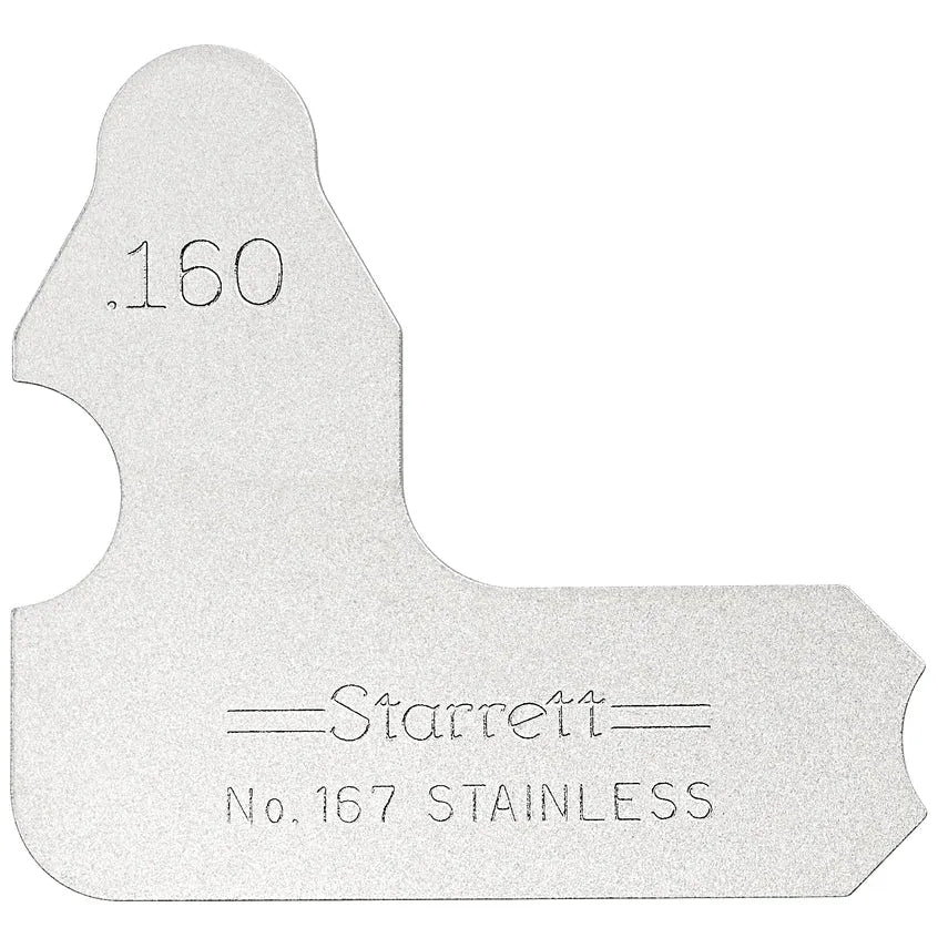 Starrett - Radius Gage .160in | 167-160