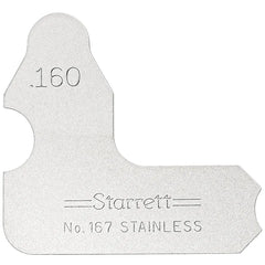 Starrett - Radius Gage .160in | 167-160