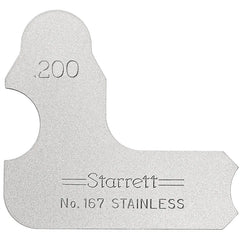 Starrett - Radius Gage .200in | 167-200