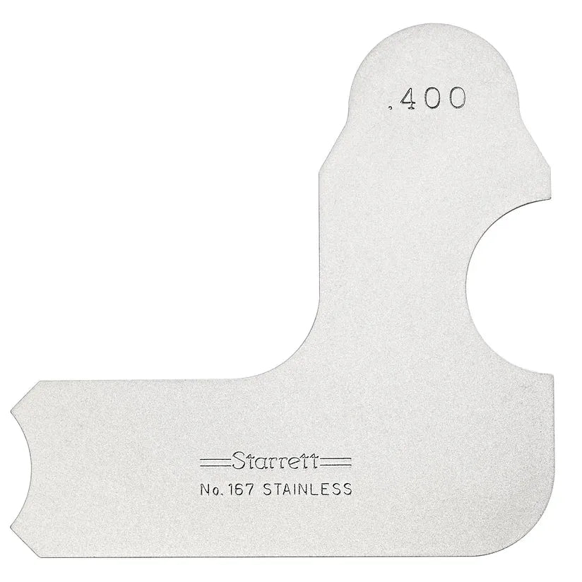 Starrett - Radius Gage .400in | 167-400