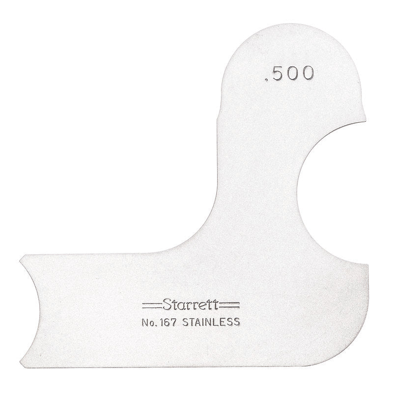 Starrett - Radius Gage .500in | 167-500