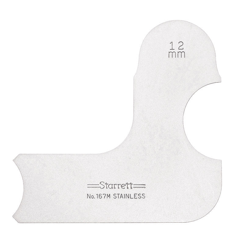 Starrett - Radius Gauge 12mm | 167m-12