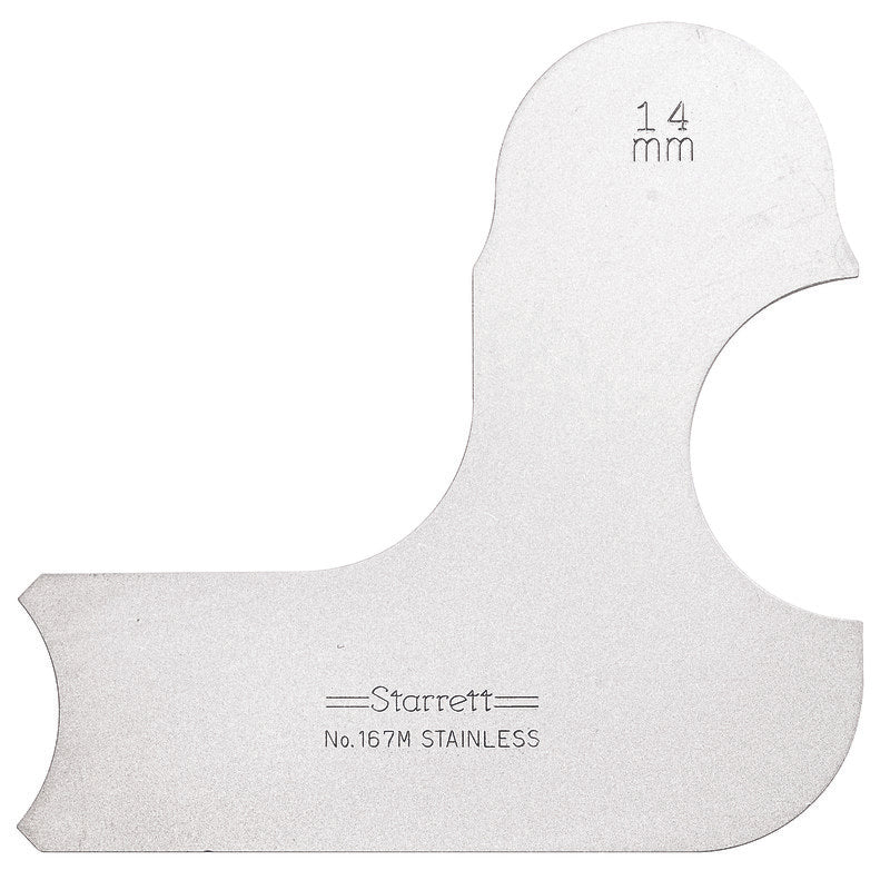 Starrett - Radius Gauge 14mm | 167m-14