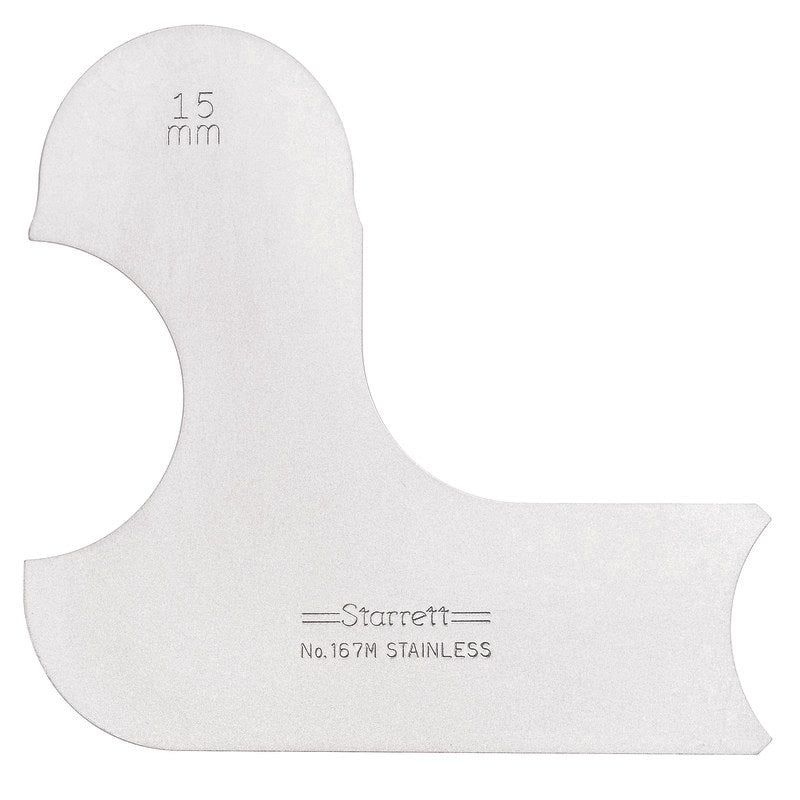 Starrett - Radius Gauge 15mm | 167m-15