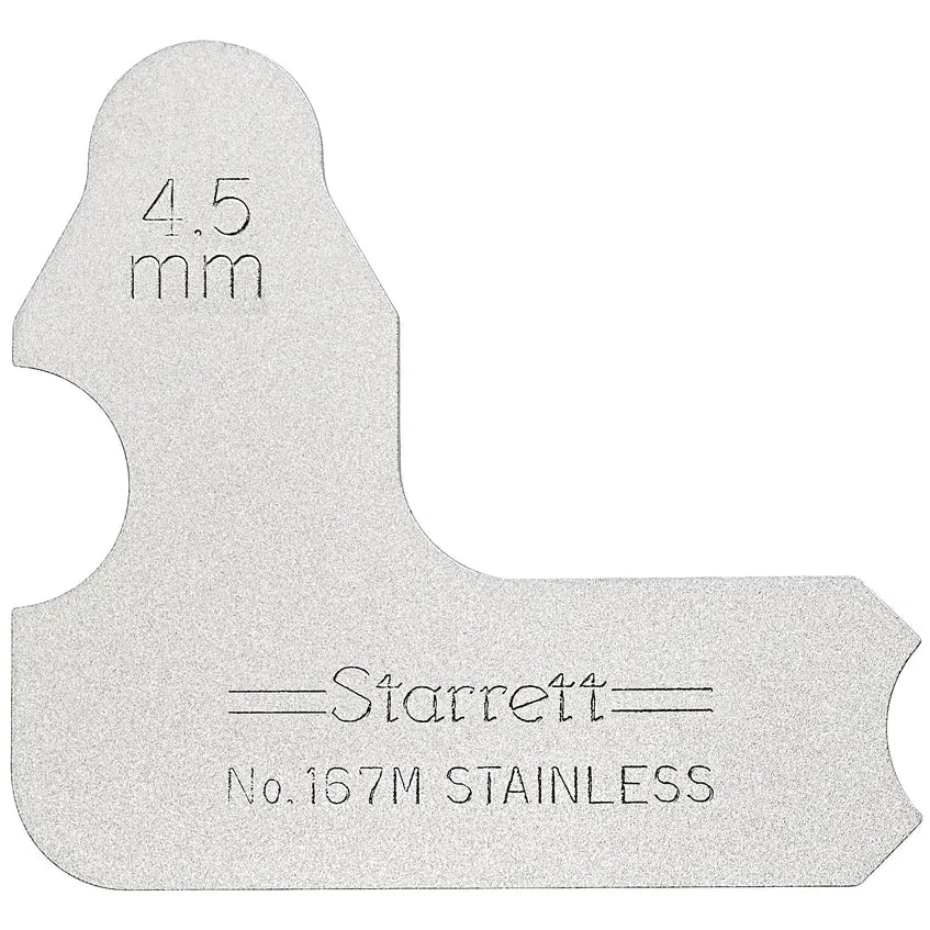 Starrett - Radius Gauge 4mm | 167m-4