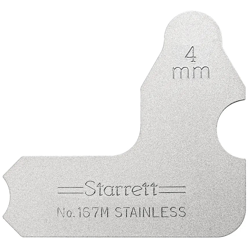 Starrett - Radius Gauge 4mm | 167m-4