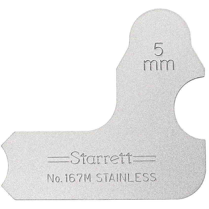 Starrett - Radius Gauge 5mm | 167m-5