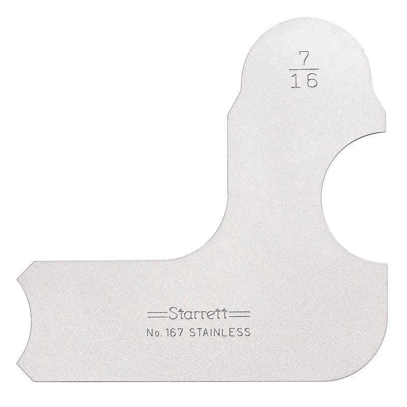 Starrett - Radius Gauge 7/16in | 167-7/16