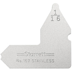 Starrett - Radius Gauge 1/16in | 167-1/16