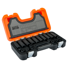 Bahco - 20 Piece 1/2" Long & Standard Impact Socket Set | D-DD/S20