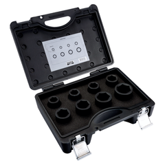 Bahco - 3/4" Metric Impact Socket Set - Standard - 8 Pieces - Sizes: 21 - 22 - 24 - 27 - 30 - 32 - 36 & 41mm | K8901M/8