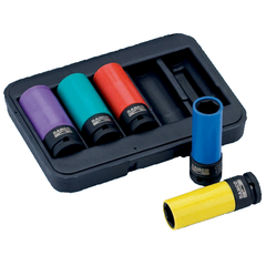 Bahco - 85mm Automotive Tools & Equipment - Wheel Socket Sets | BWSS12P5