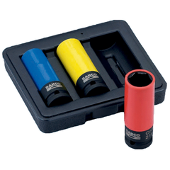 Bahco - 85mm Automotive Tools & Equipment - Wheel Socket Sets | BWSS12P3