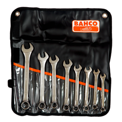 Bahco - Spanner Set - Combination Ring & Open End - Imperial - 8 Pcs | 111Z/8T