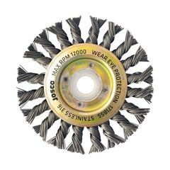 Josco - Brush Wheel TK20 - 100 x 1R x MB 0.50 Stainless 316 | 171BSS