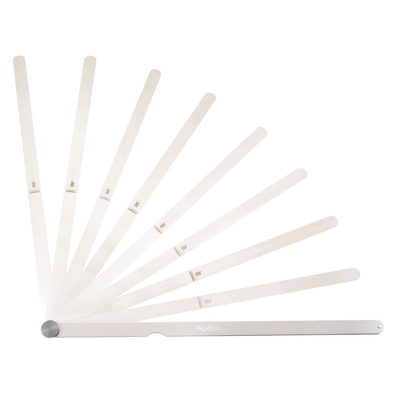 Starrett - Thickness Gage 8 Straight Leaves .002-.015in Range | 172e