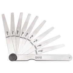 Starrett - Thickness Gage 9 Tapered Leaves 0.04-0.30mm Range | 172mbt