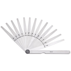 Starrett - Thickness Gage 13 Tapered Leaves 0.03-0.50mm Range | 173mct
