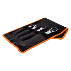 Bahco - Reversible Ratchet Spanner Set Built for Performance | S4RM/4T