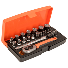 Bahco - Socket Set 1/4" Blister 25 PC | SBSL25