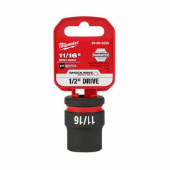 Milwaukee - SHOCKWAVE™ ½" Drive 11/16" Standard 6 Point Impact Socket | 49666205