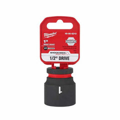 Milwaukee - SHOCKWAVE™ ½" Drive 1" Standard 6 Point Impact Socket | 49666210