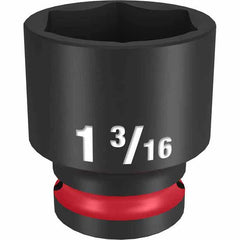 Milwaukee - SHOCKWAVE™ ½" Drive 1-3/16" Standard 6 Point Impact Socket | 49666213
