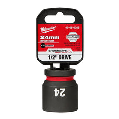 Milwaukee - SHOCKWAVE™ ½" Drive 24mm Standard 6 Point Impact Socket | 49666256