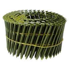 Airco - AC75R287 Ring Shank DP Bright Jumbo Coil Nails Coil 1000pc - Ctn Qty 4000 | YA75286J