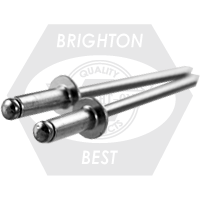 Brighton Best - STAINLESS 304 / STAINLESS 304 DOME HEAD BLIND RIVET SSBSS 5-8 5/32 (.376-.500)x0.650 | 186030