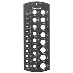 Starrett - Jobbers Drill Gage 1/16-1/2in | 187