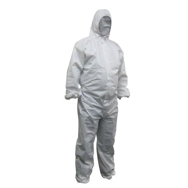 Maxisafe - White Polypropylene Disposable Coveralls - 3XLarge