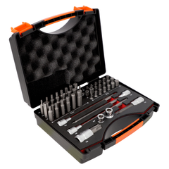 Bahco - Automotive Tools & Equipment - 49 Piece 10mm Socket & Bit Set in Various Profiles | BE5049