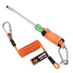Ergodyne - Lanyard Coiled Cable, 2.3kg Orange 3130 | ER19131