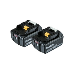 Makita Tools - Twin Pack - 18V 5.0Ah Battery with fuel gauge indicator | 191C12-3
