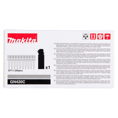 Makita - Std Concrete Nail 20mm x 2.6mm / 1000Pk Including 1 x Fuel Cell | 196290-2