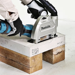 Makita - 125mm Dust Collecting Plunge Guard with Foot & Rollers | 196845-3