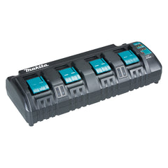 Makita Tools - 18V 4 Port Sequential Battery Charger (DC18SF) | 196847-9