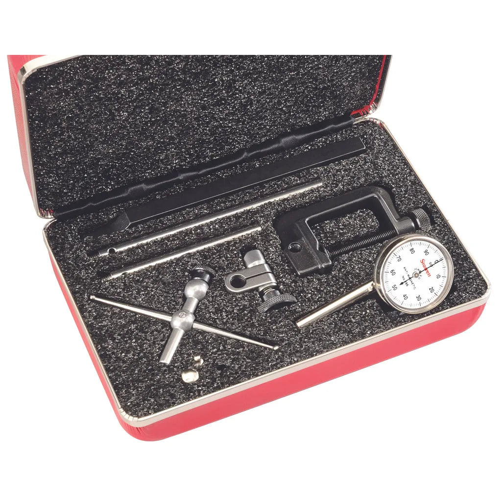 Starrett - Dial Test Indicator 0-100 Back Plunger - Antimagnetic W/attachments & Case | 196a6z
