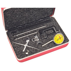 Starrett - Dial Test Indicator 0-1-0 Back Plunger W/points/adapter/attachments Case | 196ma5z